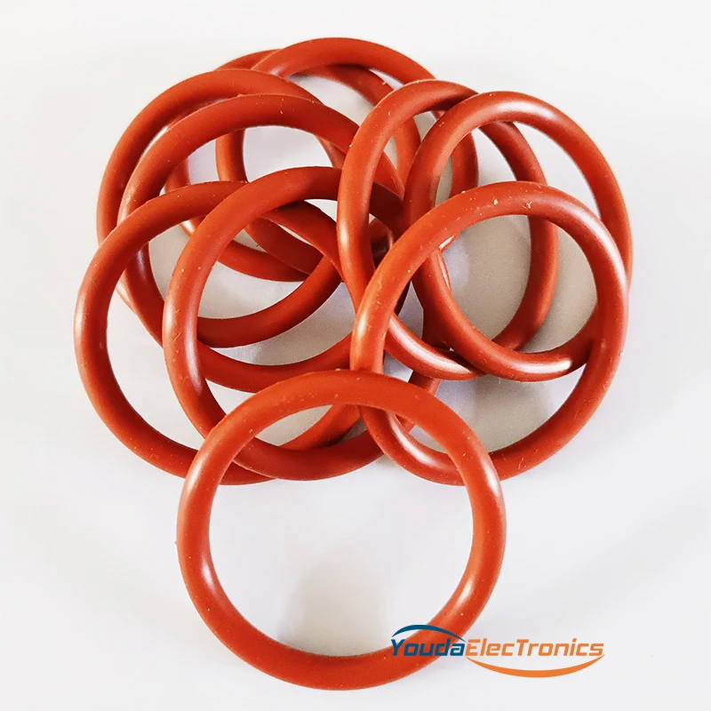 

10pcs Tube Damper Silicone O-Ring for 12AX7/12AU7/ECC88/JAN5670/6DJ8 AMP tube