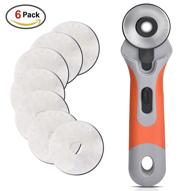 45 мм/28 мм Вращающийся резак с запасными лезвиями премиум-класса для Квилтера