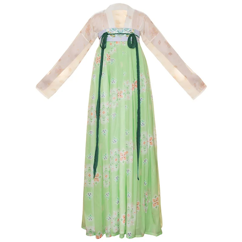 

China Embroidery #7 Restored Hanfu Women's One Piece Perforated Chest Tang Dynasty Spring/Summer Ancient Costume