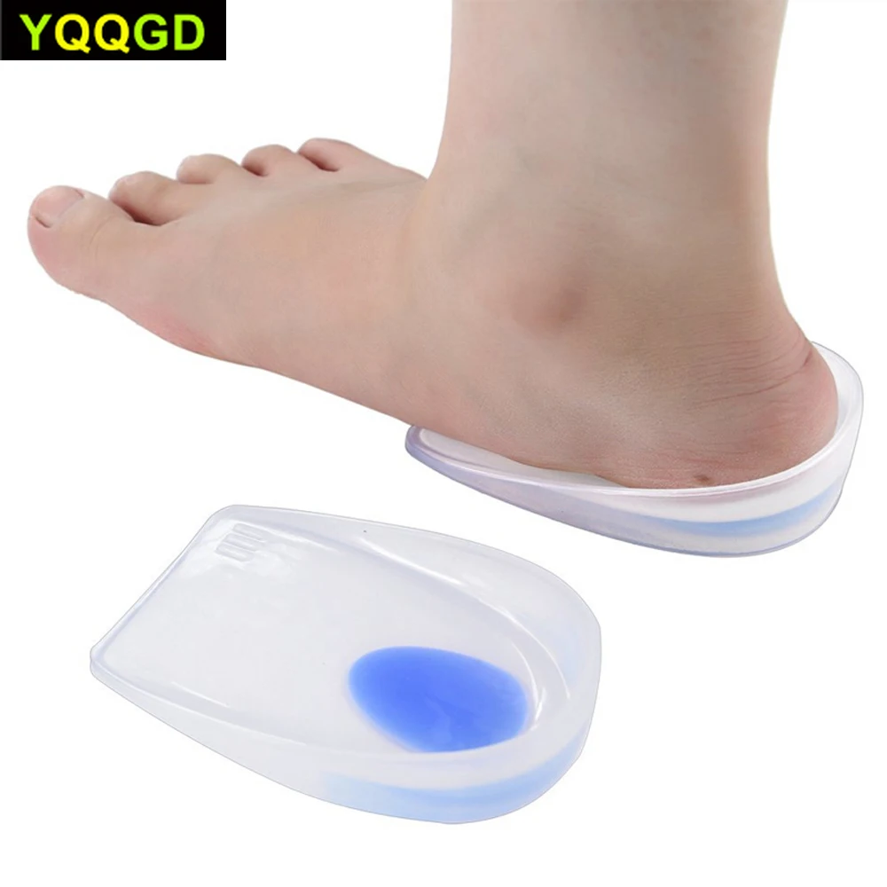 

1 пара силиконовых подушечек на пятке, силиконовые подушечки на пятке для защиты ног от боли. Можно использовать повторно, унисекс