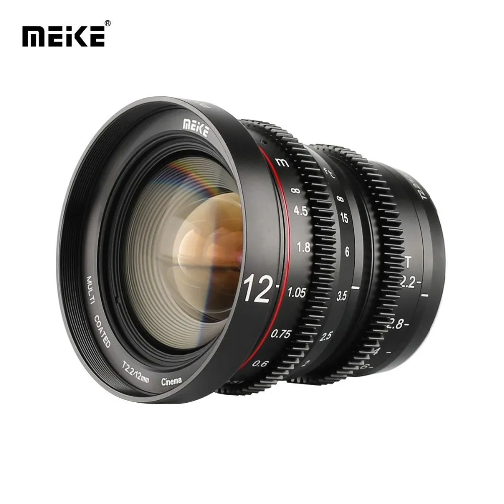 Meike 12 мм T2.2 ручная фокусировка портретный кино объектив для оlympus Panasonic MFT, M4/3 крепление G9 GX7 GX8 GH3 GH5 E-M5 E-P5 OM-D EM10