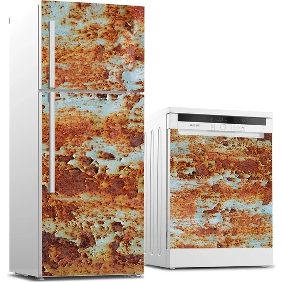 

Home Decor Paste Self Adhesive 3D Wall Sticker Print Art Color Bricks Pulling Dishwasher Waterproof Fridge Wallpaper Picture