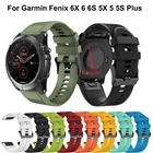 26 22 мм Силиконовые Quick Release ремешок для часов Ремешки для часов Garmin Fenix 6X 6 6S Pro 5 5S 5X наручных часах браслет на запястье браслет
