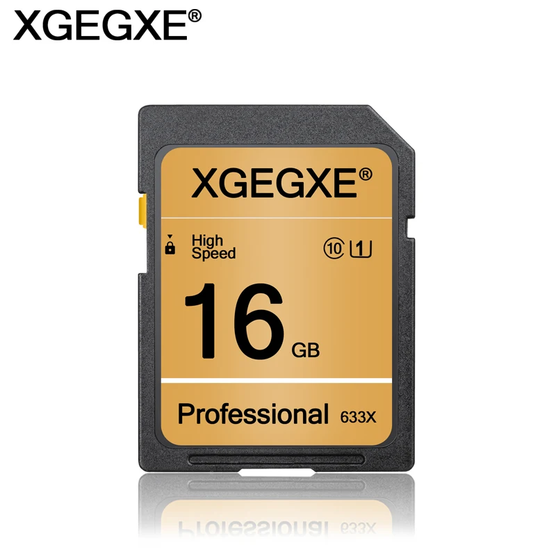 Карта памяти для камеры XGEGXE 64 ГБ 32 класс 10 высокоскоростная 4 8 16 UHS-1