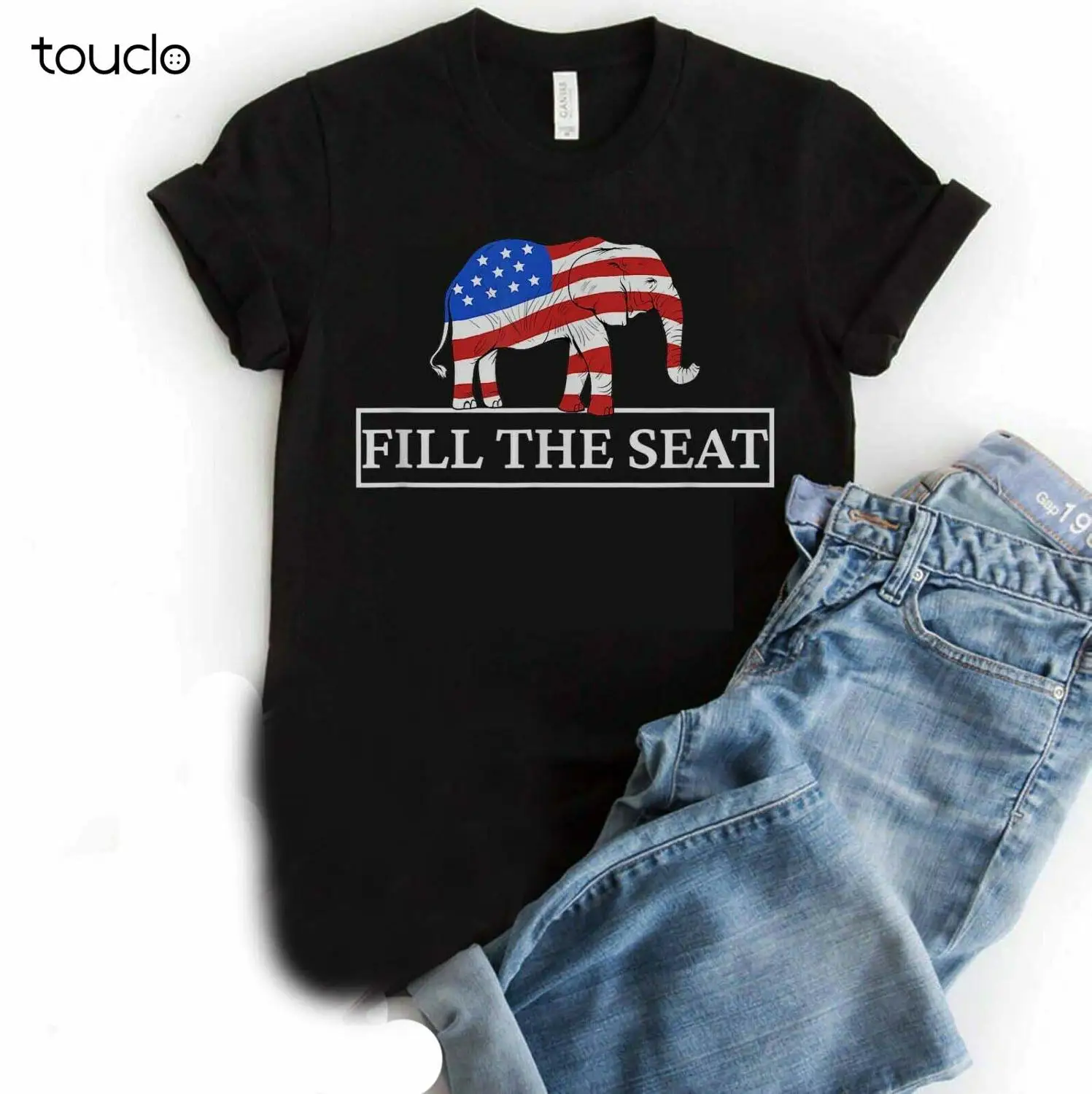

Fill that Seat President Trump 2020 Republican Elephant T-Shirt, Unisex tee