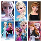 Алмазная живопись Disney 5D сделай сам, принцесса Эльза, полный квадраткруглый стразы, вышивка крестиком, детский