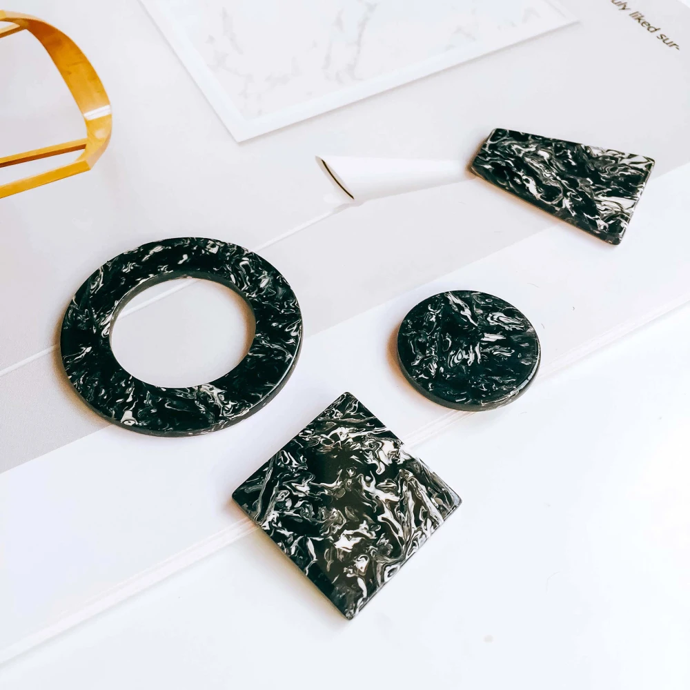 Круглые круглые кольца квадратные полимерные пластиковые капли уксусной