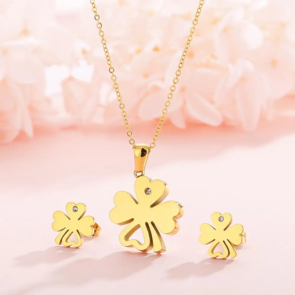 Маленькие свежие и элегантные ювелирные изделия Kalen с изображением счастливого