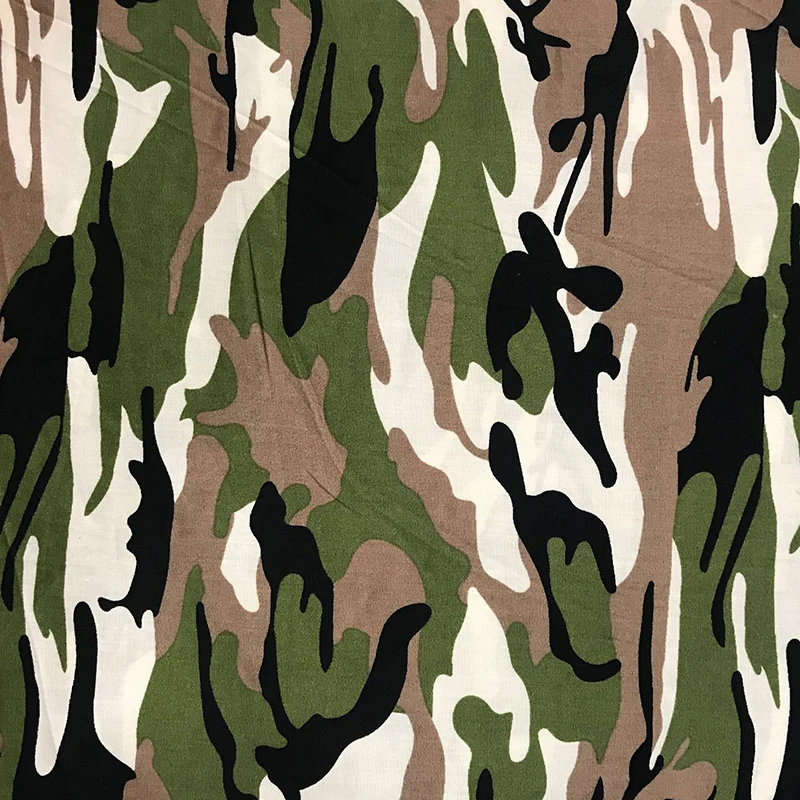 Поплин хлопчатобумажная печатная камуфляжная ткань уличная спортивная одежда
