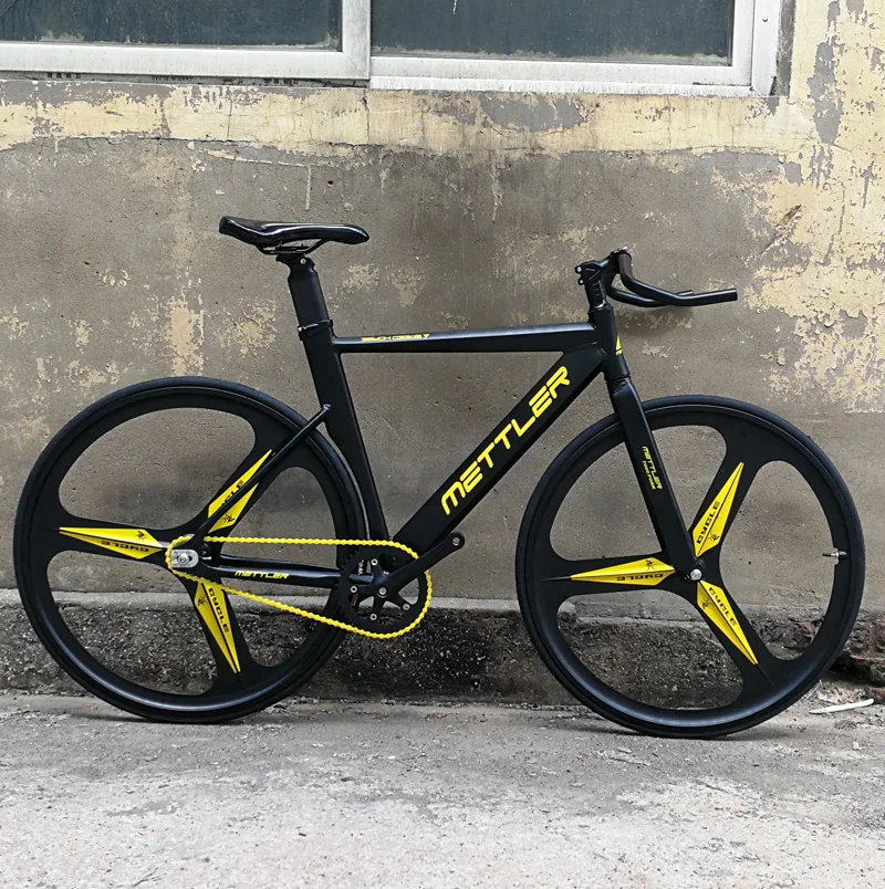 Трек велосипед Fixie с рамкой из алюминиевого сплава вилка 3 Спицы колесо