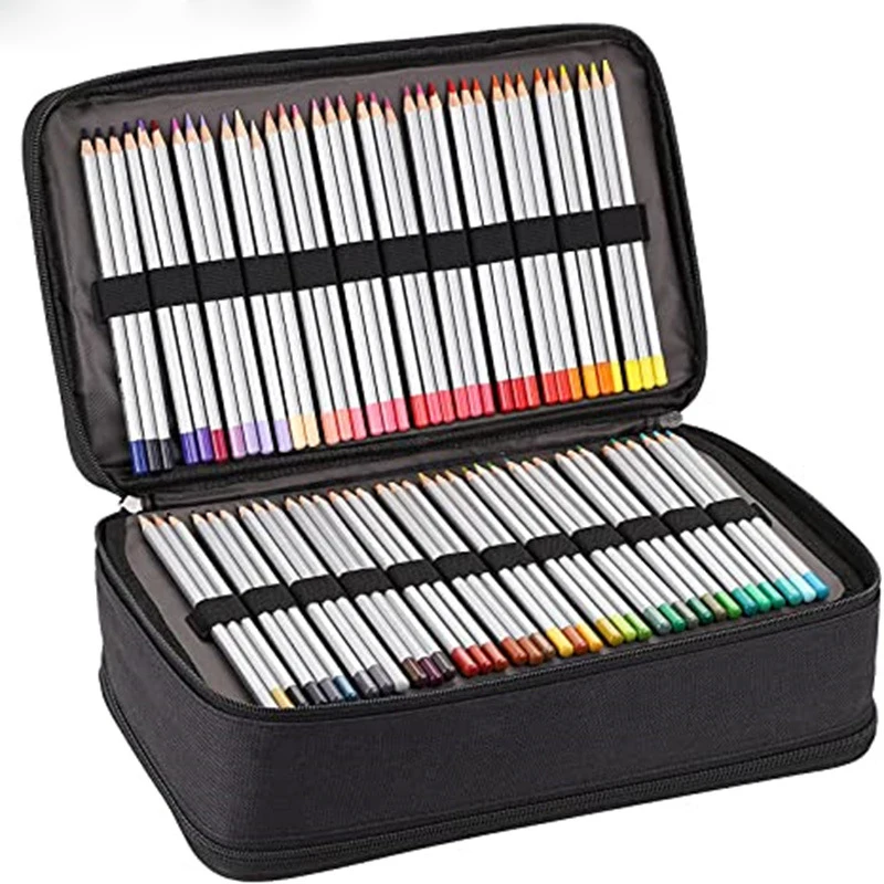 Case School Office Pencilcase For Girls Pen Bag Large Capacity Stationery Crayon Box Big Marker Penal Pouch Kit