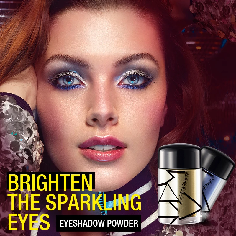 STARWAY 6 шт./кор. оптовая продажа Красота салон мерцающие тени для бровей тела