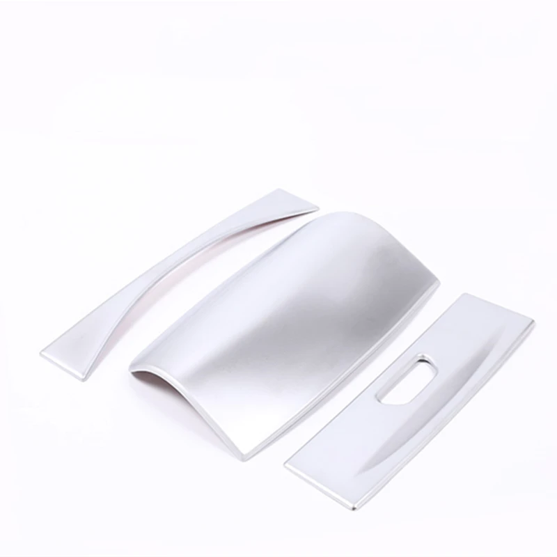 

Car Rear Seat Cup Holder Armrest Box Decoration Strip Protection Cover For BMW 5 Series 528 530 g30 g38 Car Styling Accessories