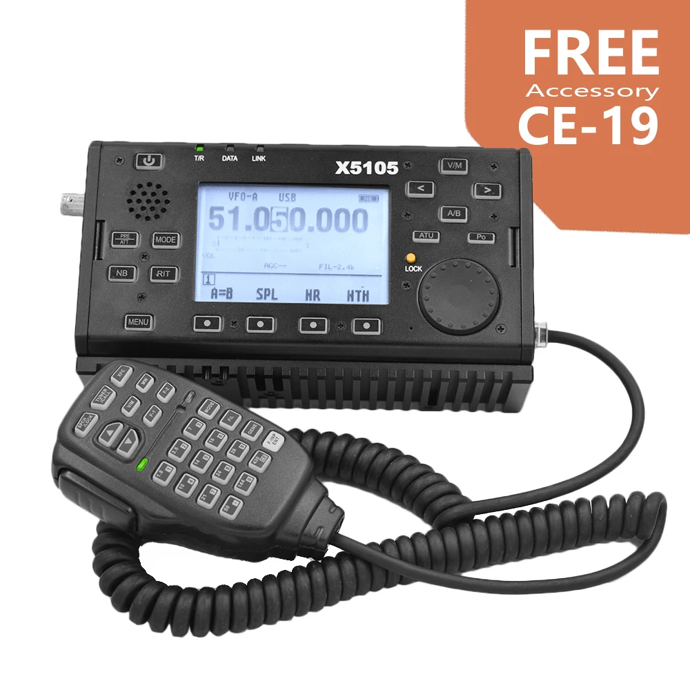 Xiegu X5105 открытый версия 0.5-30 мГц 50-5 мГц 5 Вт 3800 мАч КВ трансивер с если Выход все диапазоны покрытия SSB CW AM, FM RTTY PSK