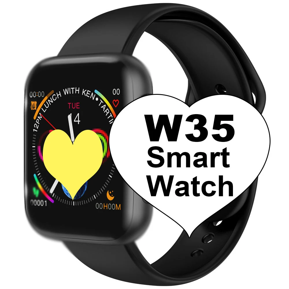 W35 Смарт часы браслет Bluetooth говорящий Пульс ЭКГ мониторинг IP68 Водонепроницаемый