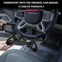 new black oak grain carbon fiber abs for land rover defender 110 2020 car inner car steering wheel trim car accessory