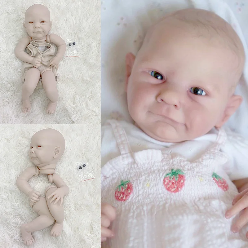 

19Inch Reborn doll Popular Limited Edition Ava Reborn Vinyl Doll Kit Certificate fresh Color Soft Touch