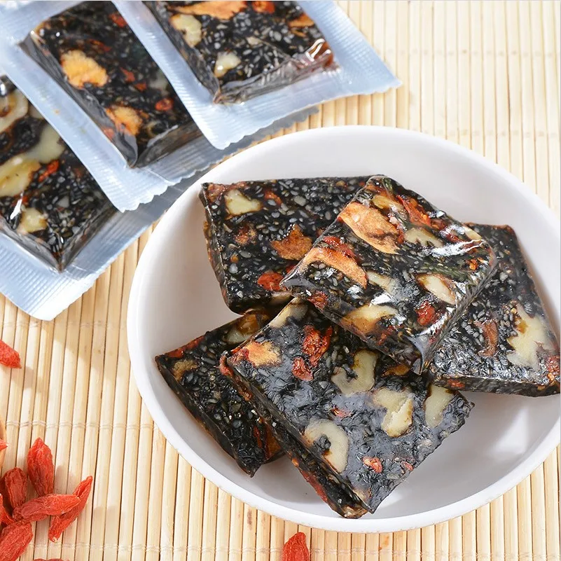 Pastel de gelatina de piel de burro de 500g con fecha roja, Wolfberry, listo para comer Donga, crema de Yuan s&oacute;lido, suplemento de belleza para sangre-4