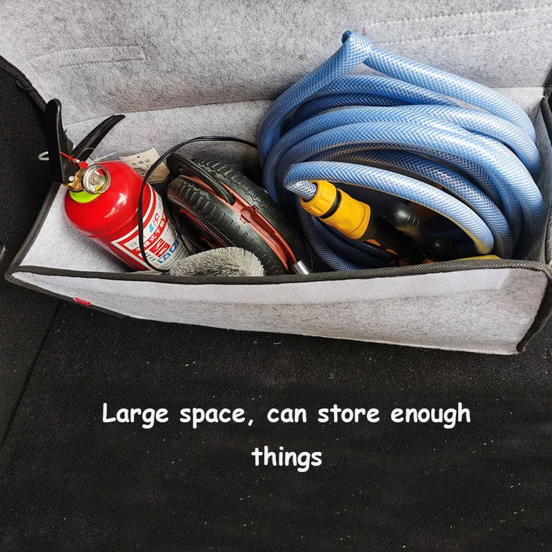 Автомобильный багажник Организатор ящик для хранения сумка шерстяной войлок