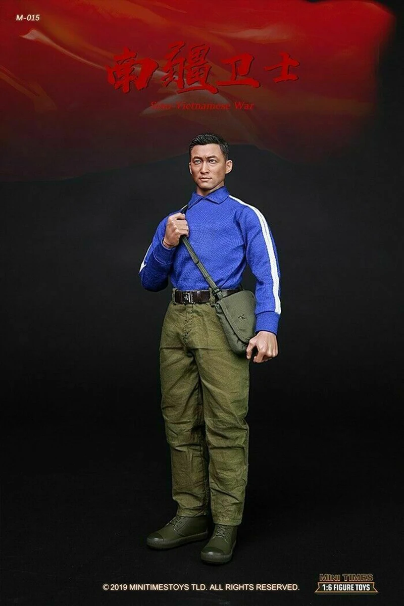 

M015 1/6 Chinese PLA Sino-Vietnamese War Male Solider Action Figure with Army Clothing and Weapons Model Set Toys Collectible