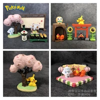 pokemon japanese style miniature scene decoration pokemon n doll model hand made peripheral birthday gifts action figure toys