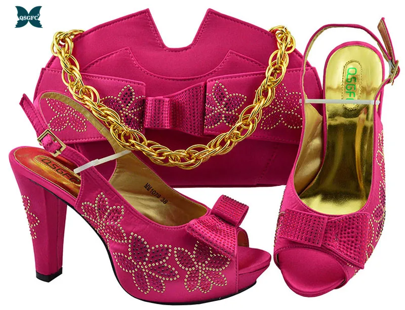 Итальянская дизайнерская обувь с сумочкой в комплекте для свадьбы Итальянский