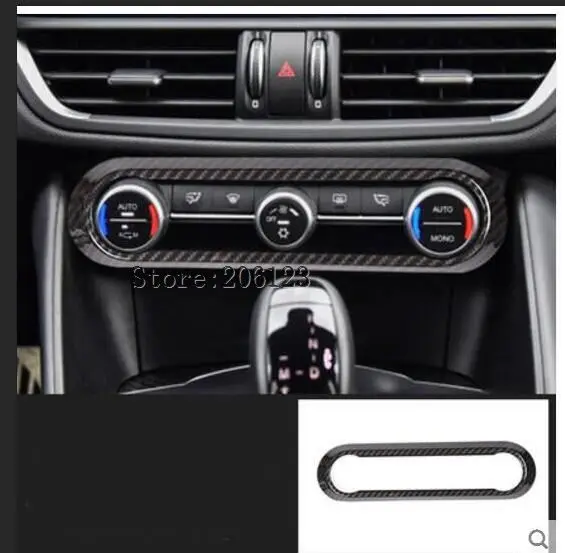 Наклейка из углеродного волокна ABS декоративная рамка для руля аксессуары Alfa Romeo