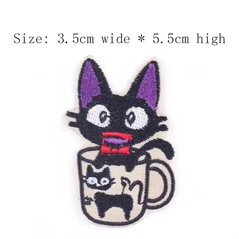 Бесплатная доставка 1 шт. пришивная утюгом чашка в форме кота высотой 5 см для