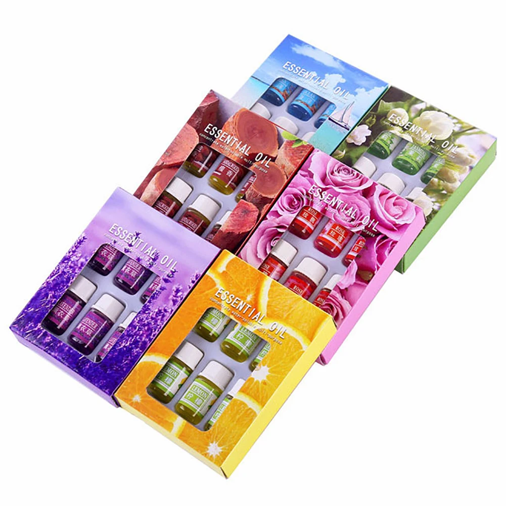 6 шт. 3 мл Роза/Лаванда/океан натуральный аромат эфирное масло для Арома диффузор