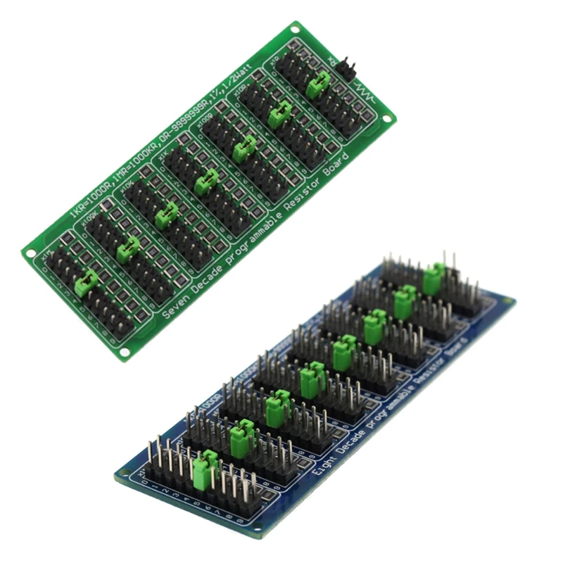 

0.1R/1R - 9999999R Programmable Adjustable Resistance SMD Slide Eight Decade Resistor Board Step Accuracy Watt-Module HCCY