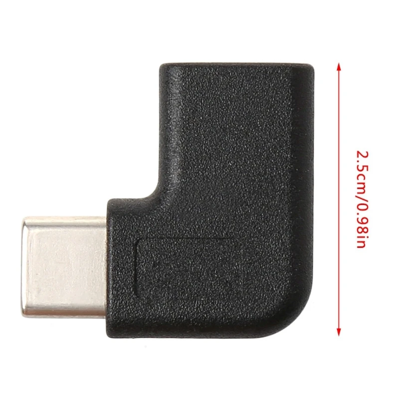 Адаптер-конвертер под прямым углом 90 градусов USB 3 1 Type C штырь-гнездо | Электроника