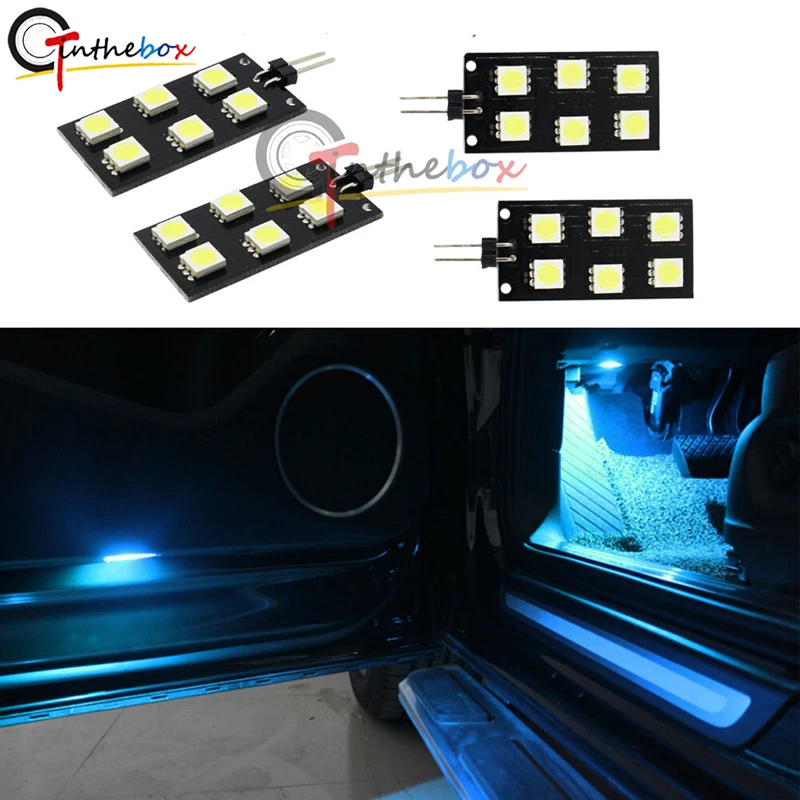 Gtinthebox 4 шт. Ice Blue 5050 SMD светодиодный лампы ног области огни для 2008 2015 Audi A4 S4