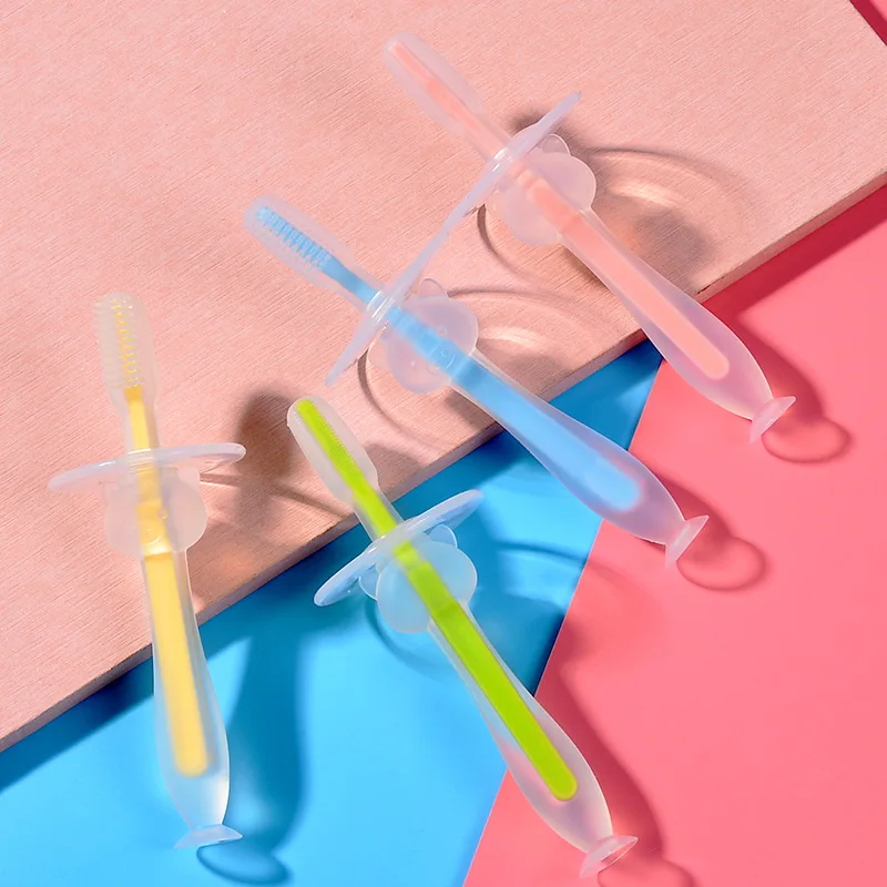 Детские мягкие силиконовые зубные щётки для зубных щеток и ухода за полостью