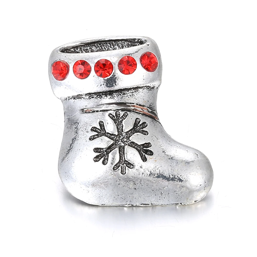 6 шт./лот рождественские ювелирные изделия с кнопками сердечком оленем 18 мм