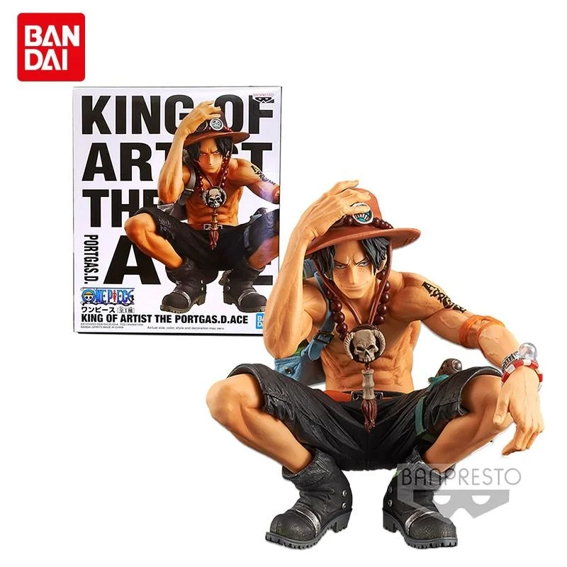 

ПВХ Bandai One Piece Portgasd Ace 13 см 16894, Слитная игрушка, аниме фигурка, модель, игрушка