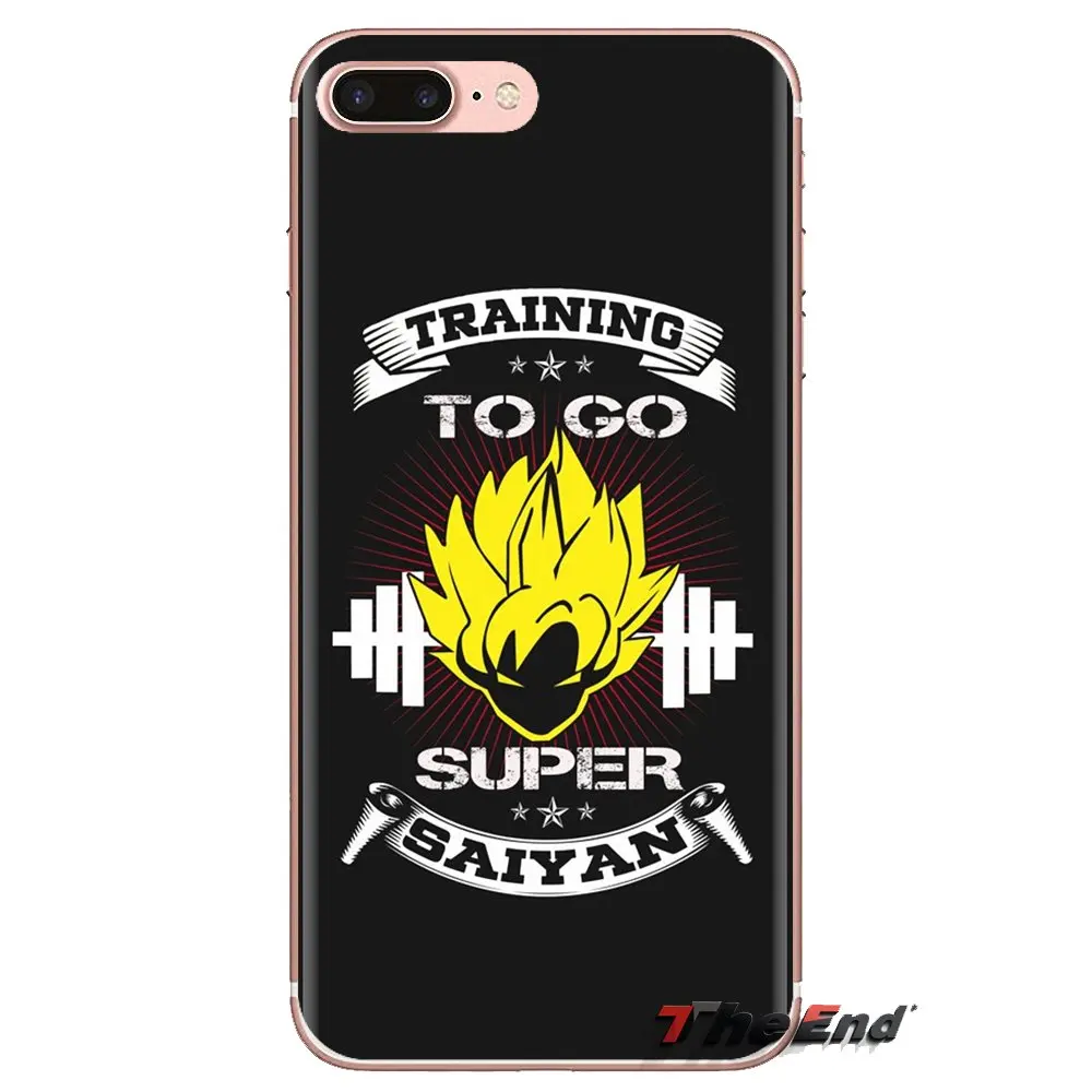 Phone Shell Covers For Samsung Galaxy S3 S4 S5 Mini S6 S7 Edge S8 S9 S10 Plus Note 3 4 5 8 9 Dragon Ball Z training to beat guko |