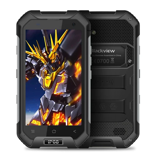 black Blackview BV6000S Original 4.7" IP68 Waterproof Rugged Mobile Phone 2GB+16GB 13.0MP 4500mAh Dual SIM 4G Tough Outdoor Smartphone - Цвет: black
