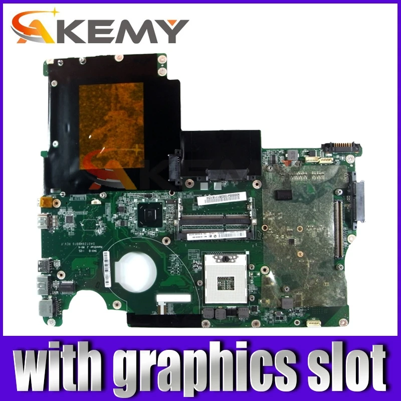 

AKEMY A000053720 laptop motherboard for Toshiba Qosmio X500 P505 X505 PM55 DDR3 with graphics slot mainboard Logic boards