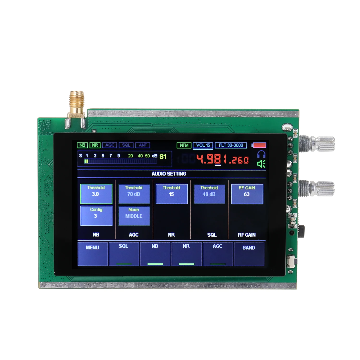 50 кГц 200 МГц Malachite SDR радио Malahit DSP 3 5 дюймов сенсорный экран HAM приемопередатчик