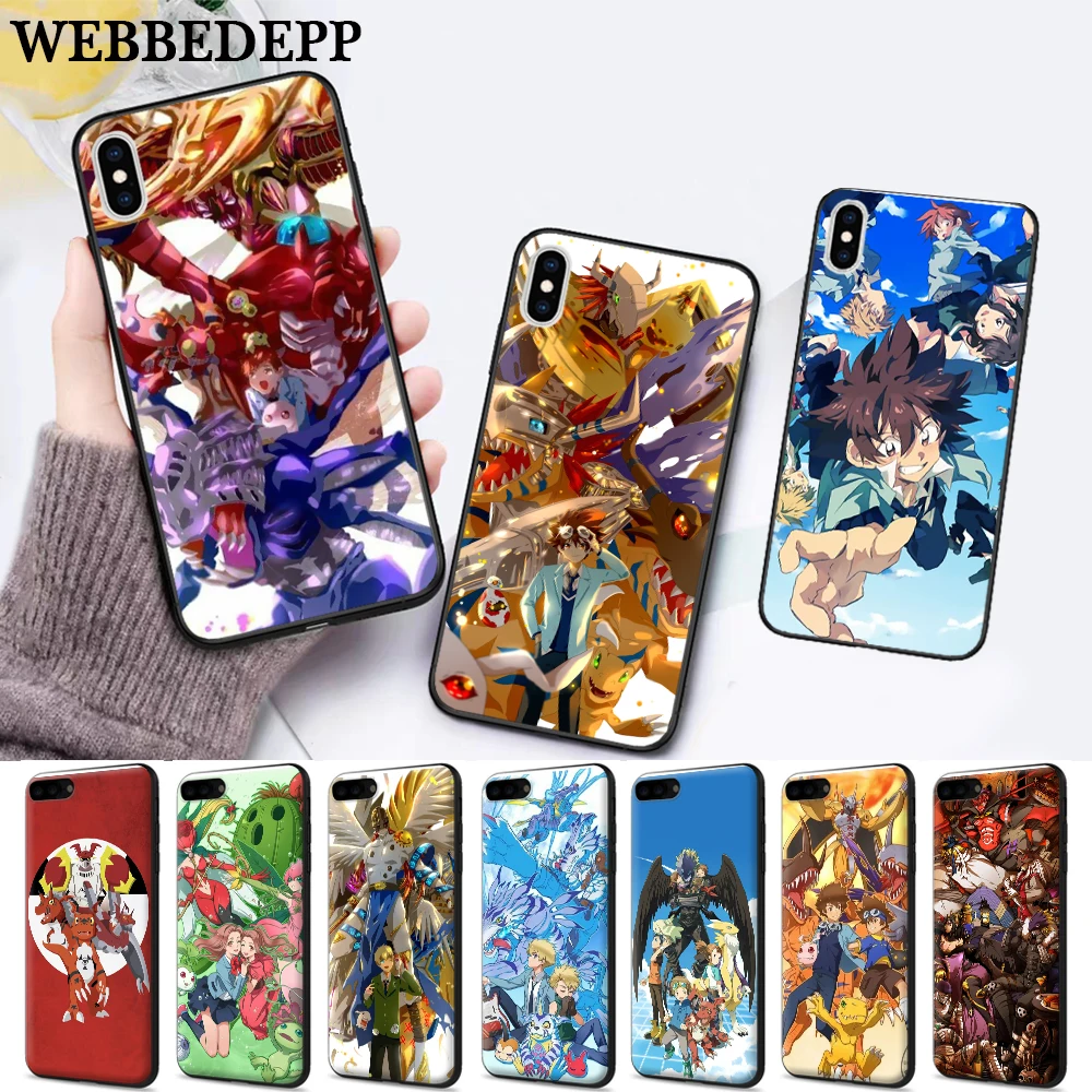 Мягкий силиконовый чехол Digimon Adventure Tri для iPhone 5 SE 5S 6 6S Plus 7 8 11 Pro X XS Max XR|Бамперы| |