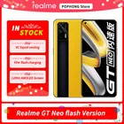 Смартфон Realme GT Neo Flash Edition с глобальной прошивкой, флэш-память стандарта NFC, 64 мп, 6,43 дюйма, 120 Гц, Super AMOLED экран, 65 Вт, быстрая зарядка