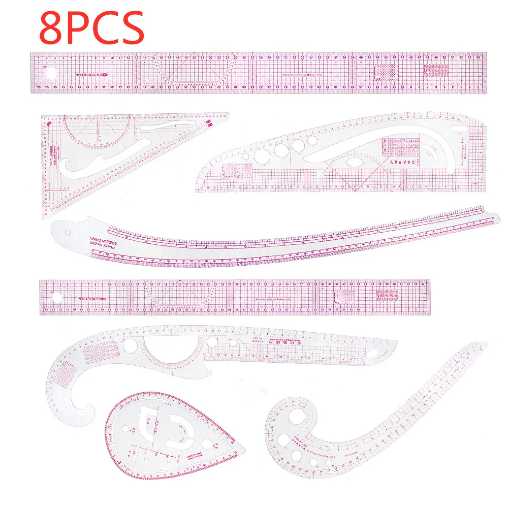 9 шт./компл. французская кривая швейная линейка многофункциональные швейные