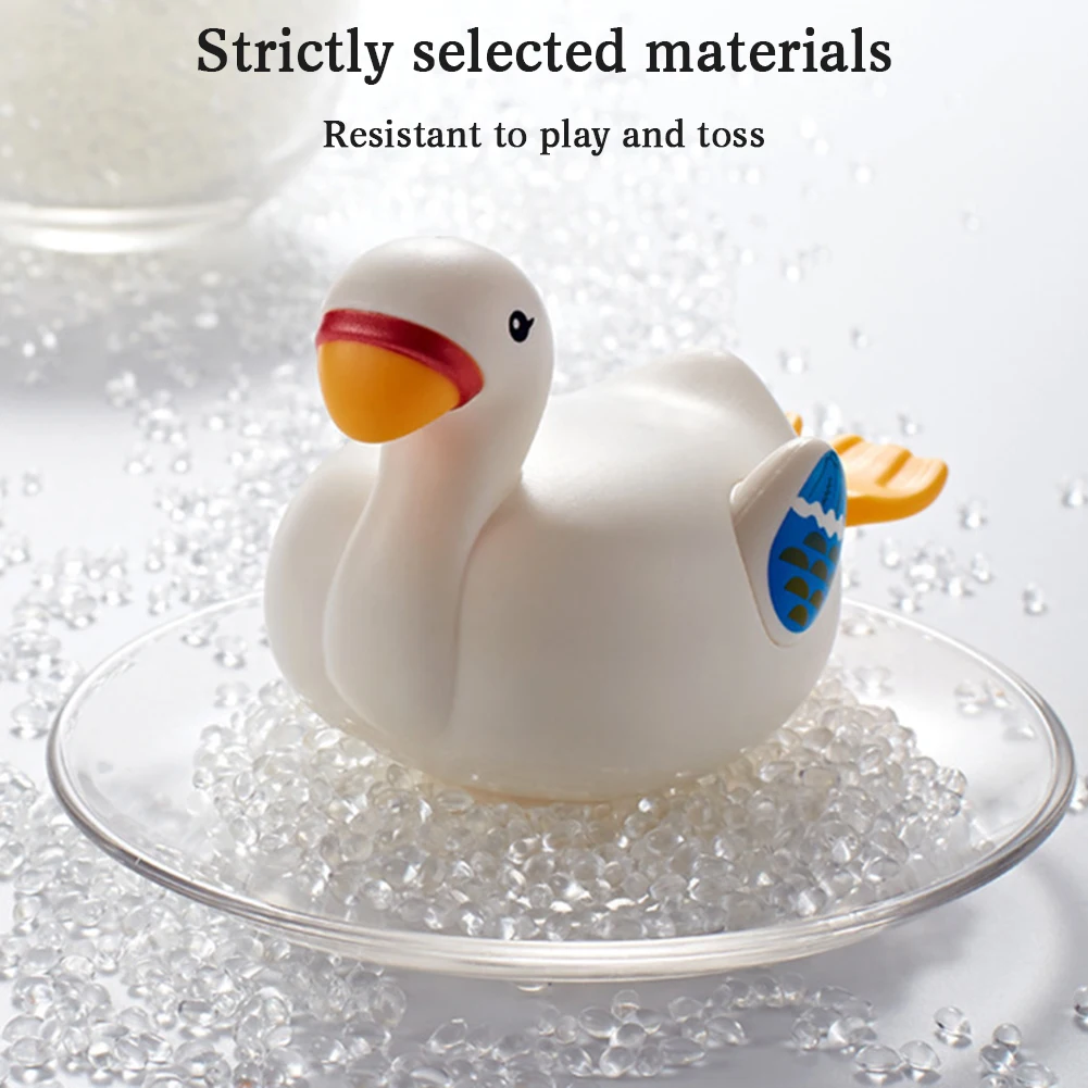 

Baby Bath Toy Swan Clockwork Bathtub Toy Cartoon Animals Baby Water ToyPlayset For Baby Toddlers Bathing Toys