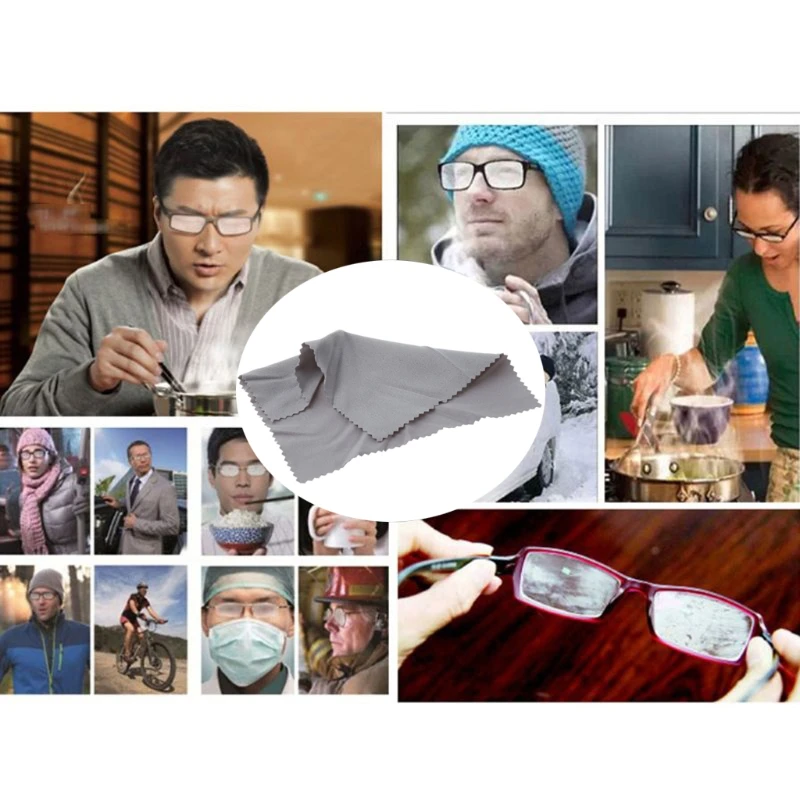 

Nano Anti Fog Wipes for Glasses Goggles Reusable Camera Anti Fog Cleaning Cloth