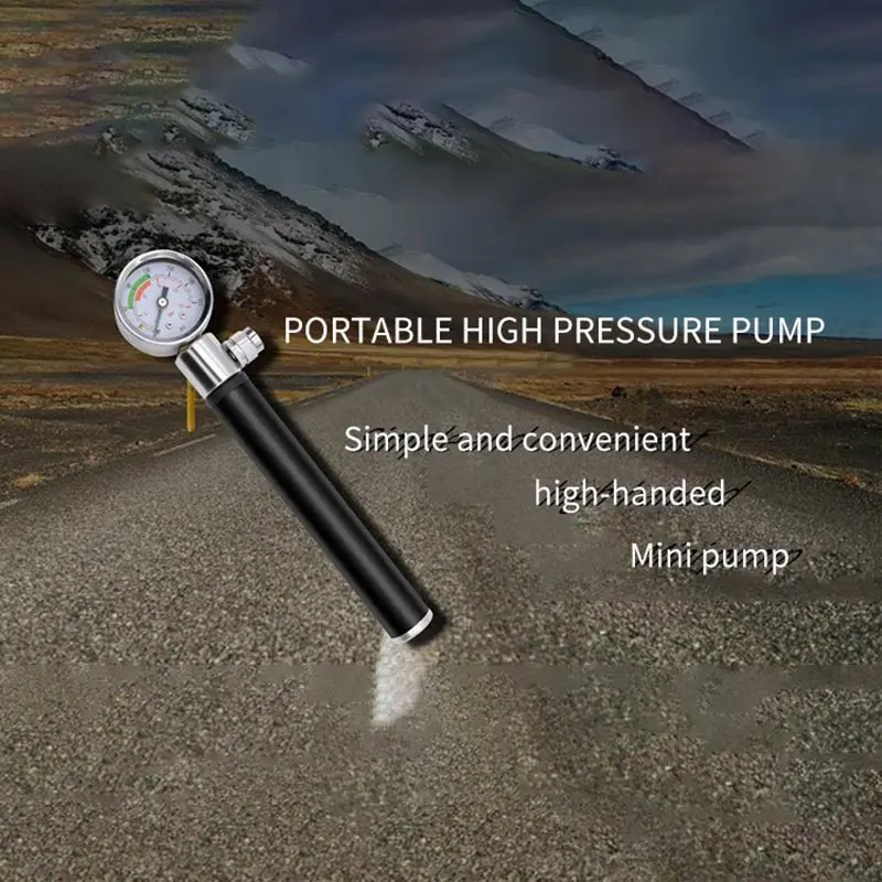 

Portable Bicycle Pump Mini Hand Pump Cycling Air Pump Ball Toy Tire Inflator Valve MTB Mountain Bike Pump Hand Air Inflator Allo