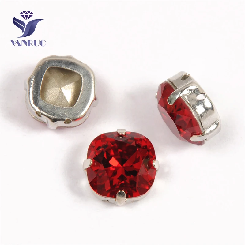 YANRUO 4470 г. все размеры Siam огранка стеклянные камни стразы для шитья красные одежды