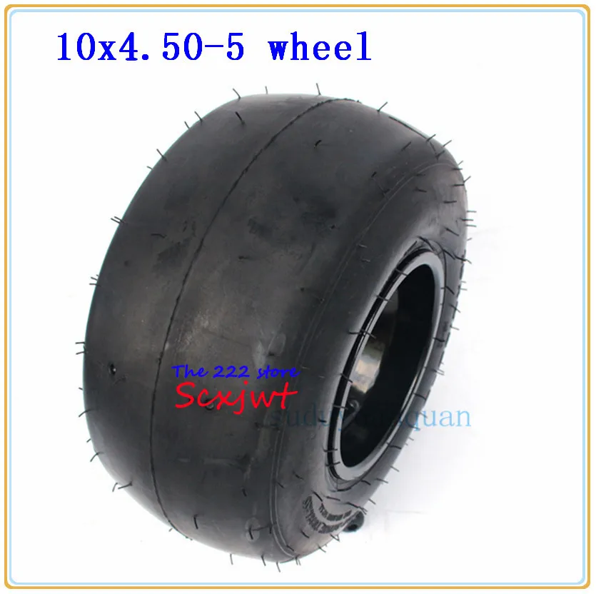 DIY Four Wheel GO KART KARTING ATV UTV Buggy Quad Front wheel 10x4.50-5 tubeless tyre Vacuum Tire with aluminum rim | Автомобили и