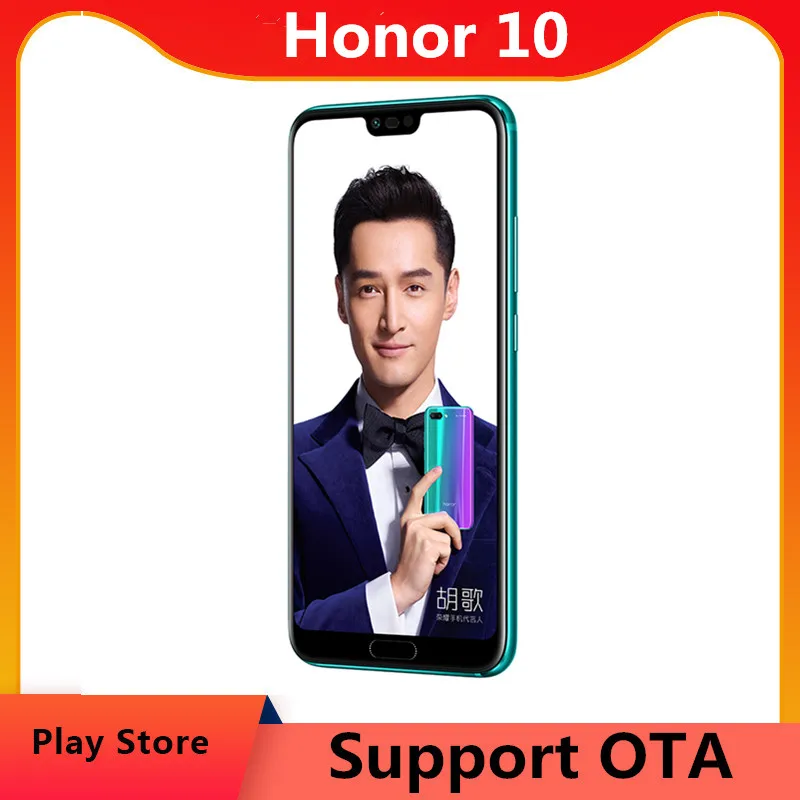 Глобальная версия Honor 10 COL L29 сеть 4G LTE мобильный телефон 5 84 &quot2280x1080 24.0MP отпечатков