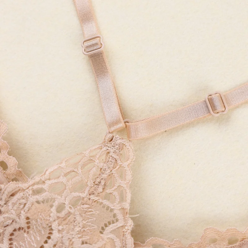 Женский топ бюстгальтер нижнее белье сексуальный кружевной пуш ап регулируемый