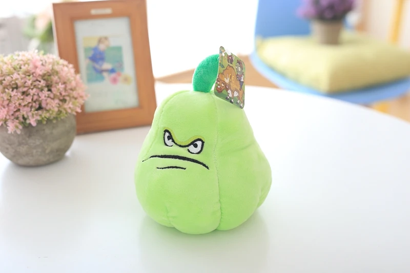 18green winter melon 1 шт. забавные Растения против Зомби Плюшевые игрушки 20 см-30 см грибные растения мягкие плюшевые игрушки кукла детская игрушка для ребенка подарок подушка в виде еды - Цвет: 18green winter melon